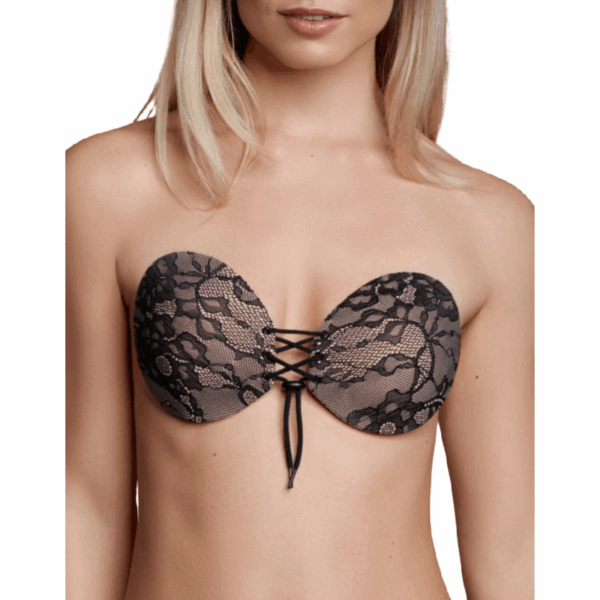 BYE-BRA - SOUTIEN-GORGE ADHÉSIF EMPLACEMENT  BRODERIE BONNET A