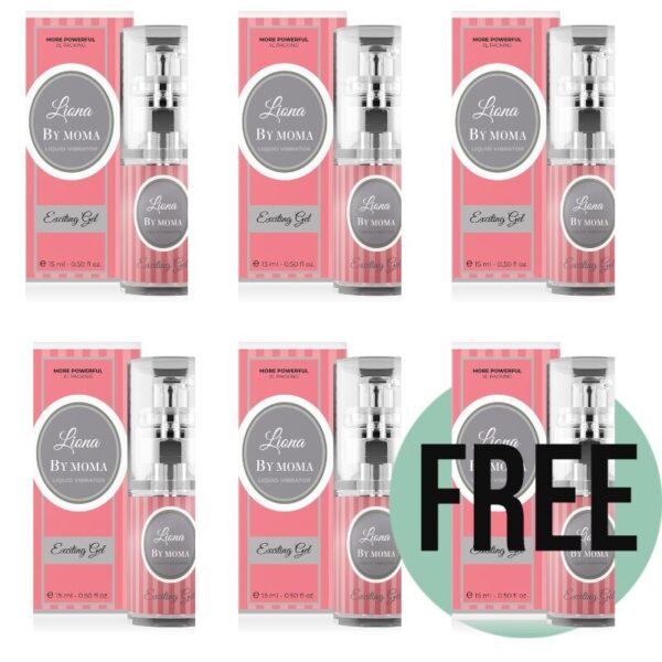 LIONA BY MOMA - VIBRADOR LIQUIDO GEL EXCITANT 15 ML 5+1 OFFERT