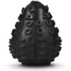 G-VIBE - OEUF MASTURBATEUR TEXTURÉ RÉUTILISABLE NOIR