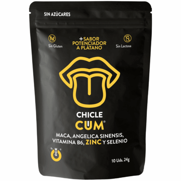 WUG SEX SENSE - CUM AUGMENTATION DE LÉJACULATION GOMME ET SPERME SAVEUR BANANE 10 UNITÉS