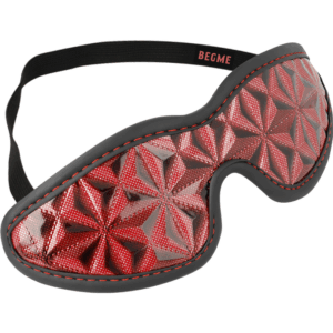 BEGME - MASQUE AVEUGLE PREMIUM ÉDITION ROUGE AVEC DOUBLURE EN NÉOPRÈNE
