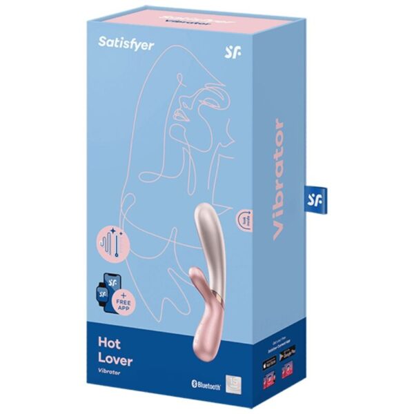 SATISFYER - VIBRATEUR HOT LOVER ROSE  BEIGE