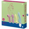 SATISFYER - MARVELOUS FOUR SET VIBRADOR SUCCIONADOR