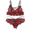 SUBBLIME - SET DOS PIEZAS TOP Y PANTIES ENCAJE S/M