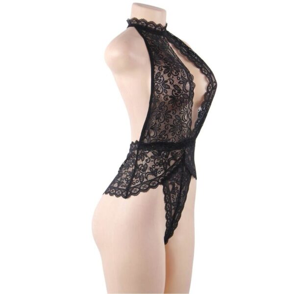 SUBBLIME - TEDDY DENTELLE BONNET OUVERT L/XL