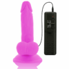 DIVERSIA - DILDO VIBRANT FLEXIBLE VIOLET 17 CM -O- 3.3 CM
