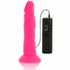 DIVERSIA - DILDO SOUPLE AVEC VIBRATION ROSE 23 CM -O- 4.3 CM