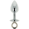 PLUG ANAL EN MÉTAL OHMAMA FETISH AVEC ANNEAU