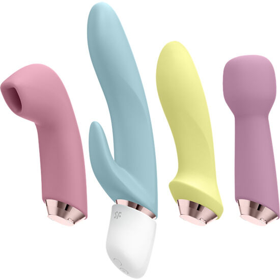 SATISFYER - MARVELOUS FOUR SET VIBRADOR SUCCIONADOR