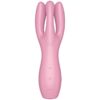 SATISFYER - VIBRATEUR THREESOME 3 ROSE