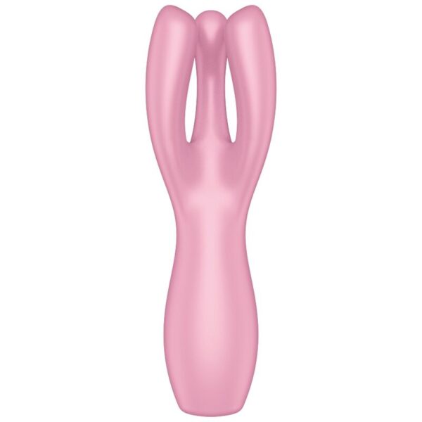 SATISFYER - VIBRATEUR THREESOME 3 ROSE