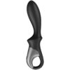 SATISFYER - APPLICATION VIBRATEUR ANAL HEAT CLIMAX NOIR