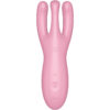 SATISFYER - APPLICATION VIBRATEUR THREESOME 4 ROSE