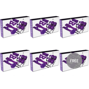 EXPERIENCE - KIT FÉTICHE BDSM SÉRIE VIOLET 5+1 GRATUIT