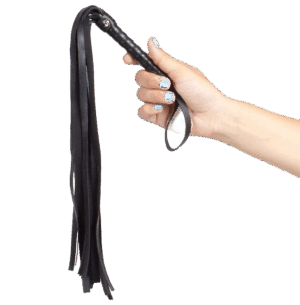 SECRETPLAY - FOUET DE BONDAGE NOIR  COLLECTION BDSM