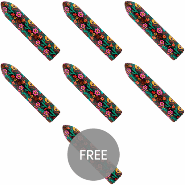 CUSTOM BULLETS - RECHARGEABLE SKULL MAGNETIC BULLET 10 INTENSITES 6 + 1 OFFERTE