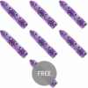 CUSTOM BULLETS - RECHARGEABLE SNAKE VIOLET MAGNETIQUE BULLET 10 INTENSITES 6 + 1 OFFERTE
