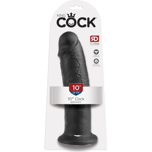 KING COCK - PENE NEGRO 25 CM