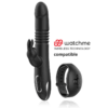 BLACKSILVER - KENJI STIMULANT VIBE COMPATIBLE AVEC LA TECHNOLOGIE SANS FIL WATCHME