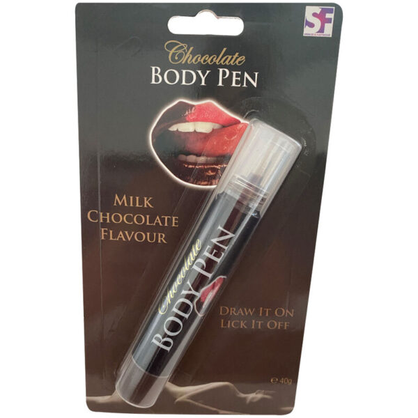 SPENCER  FLEETWOOD -STYLO POUR LE CORPS CHOCOLAT