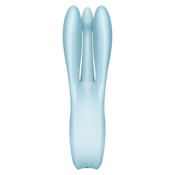 SATISFYER - VIBRATEUR THREESOME 1 BLEU