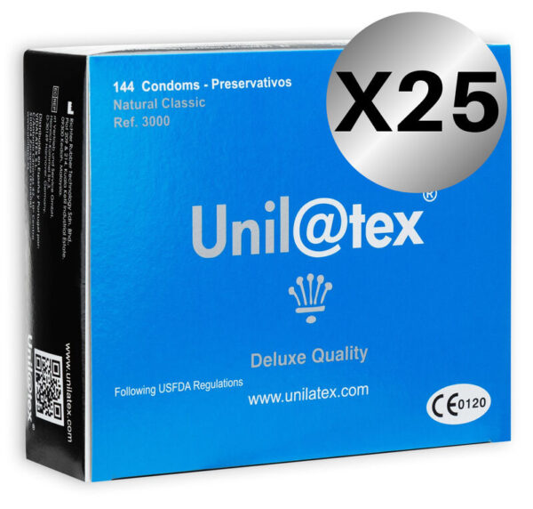 UNILATEX - CONSERVATEURS NATURELS PACK 25 X 144 UNITÉS
