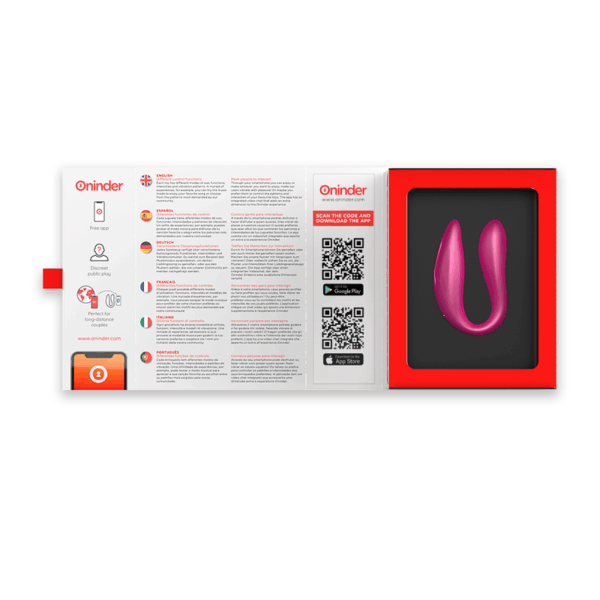 ONINDER - LISBOA ESTIMULADOR PUNTO G  CLÍTORIS ROSA - APP GRATUITA ROSA