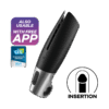 SATISFYER - MASTURBATEUR PUISSANT NOIR