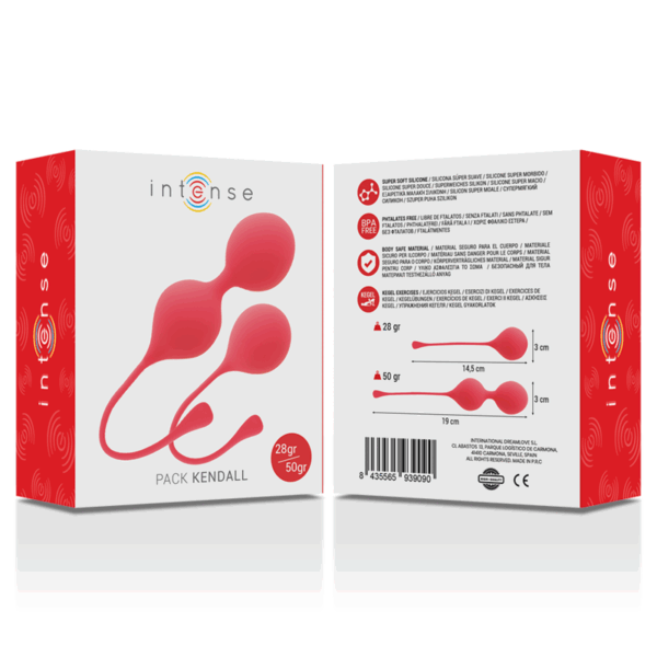 INTENSE - PACK BALLES KEGEL KENDALL ROUGE