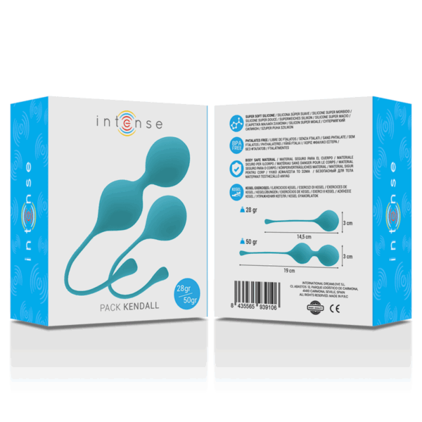 INTENSE - PACK BALLES KEGEL KENDALL BLEU
