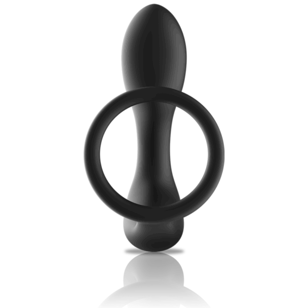 BLACKSILVER - MASSEUR ANAL TÉLÉCOMMANDE RECHARGEABLE SILICONE NOIR