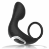 BLACKSILVER - MASSEUR ANAL TÉLÉCOMMANDE RECHARGEABLE SILICONE NOIR