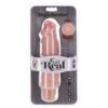 GET REAL - GRAND VIBRATEUR DOUBLE DENSITÉ 20,5 CM PEAU
