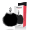 DARKNESS - BOUCHON EXTRA ANAL AVEC QUEUE NOIR 7 CM