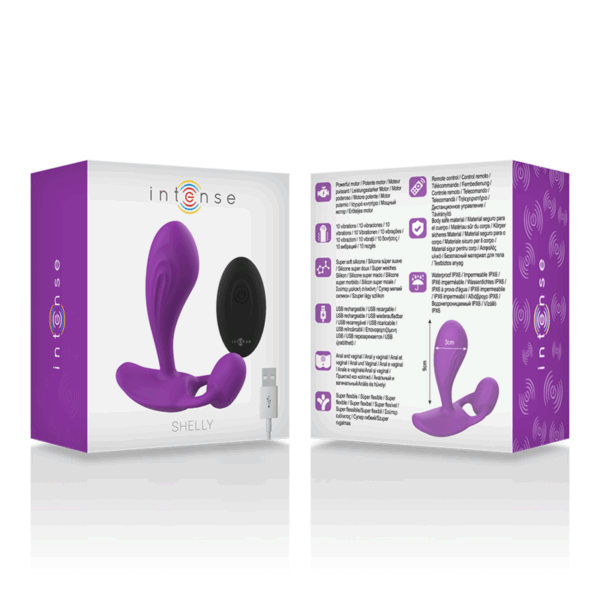INTENSE - TÉLÉCOMMANDE ANAL SHELLY PLUG VIOLET