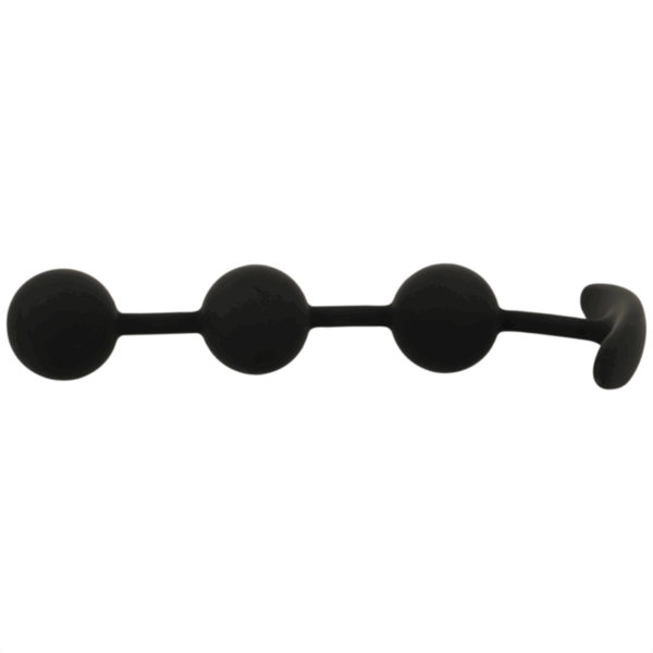 BLACKSILVER - CHAPELET ANAL HARRY 3 SPHÈRES EN SILICONE 14 CM