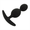 BLACKSILVER - PLUG ORSON SILICONE 2 ONDES ANAL 9 CM