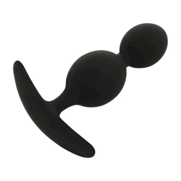 BLACKSILVER - PLUG ORSON SILICONE 2 ONDES ANAL 9 CM