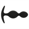 BLACKSILVER - PLUG ORSON SILICONE 2 ONDES ANAL 9 CM
