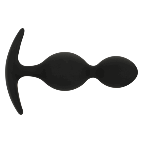 BLACKSILVER - PLUG ORSON SILICONE 2 ONDES ANAL 9 CM