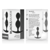 BLACKSILVER - PLUG ORSON SILICONE 2 ONDES ANAL 9 CM