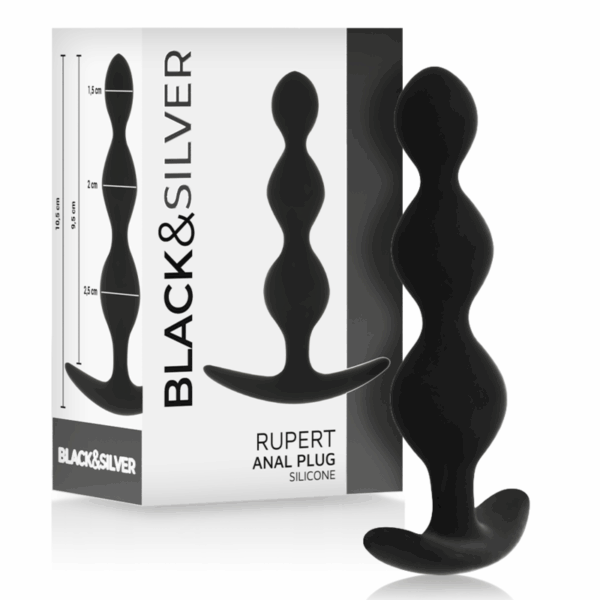 BLACKSILVER - CHAÎNE À BILLES ANAL RUPERT 10 CM