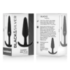 BLACKSILVER - BOUCHON ANAL EN SILICONE HANSEL AVEC PETITE POIGNÉE