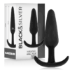 BLACKSILVER - BOUCHON ANAL EN SILICONE HANSEL AVEC PETITE POIGNÉE