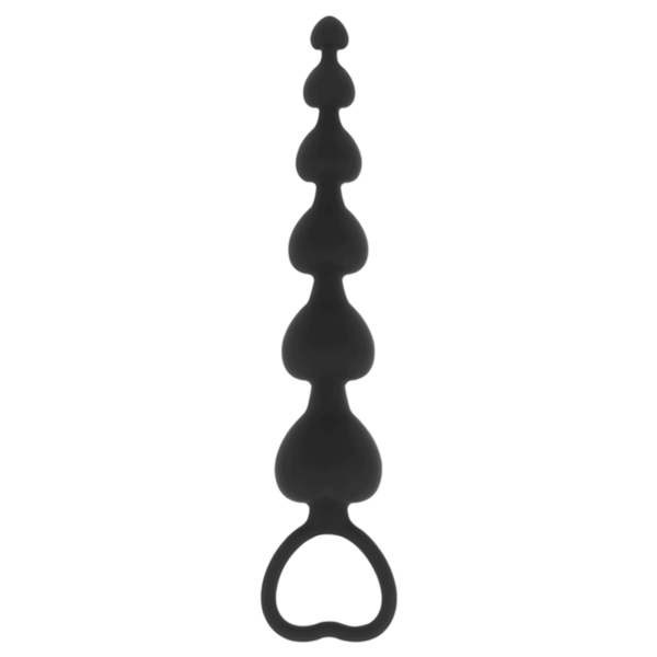 BLACKSILVER - CHAÎNE DE COEURS ANAL MILA 18 CM