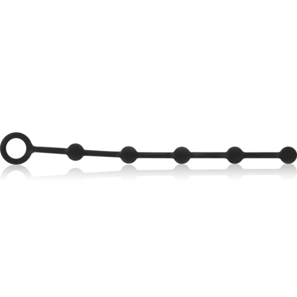 BLACKSILVER - CHAPELET ANAL KORG SILICONE INITIATION 21 CM