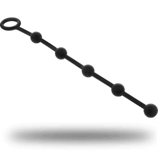 BLACKSILVER - CHAPELET ANAL KORG SILICONE INITIATION 21 CM