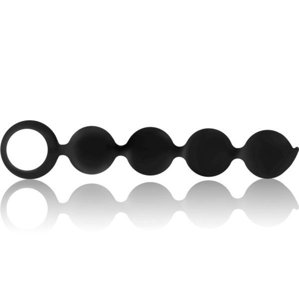BLACKSILVER - CHAPELET ANAL LENNON 4 SPHÈRES SILICONE 15 CM