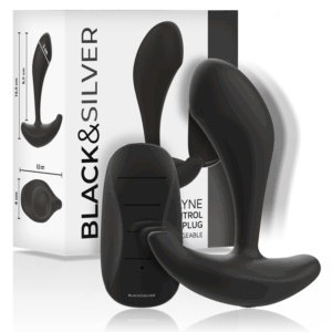 BLACKSILVER - TÉLÉCOMMANDE EN SILICONE POUR PLUG ANAL DWAYNE
