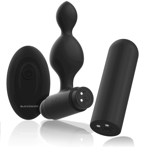 BLACKSILVER - TUCKER PETITE TÉLÉCOMMANDE POUR PLUG ANAL EN SILICONE